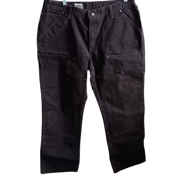 Carhartt Womens Double Knee Work Jeans 16x32 Utility Jeans Vintage 90's Mexico - Picture 2 of 6